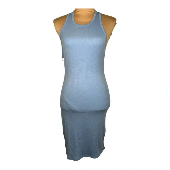 Aritzia The Group By Babaton Ribbed Bodycon Dress Medium New with tags - Picture 1 of 7